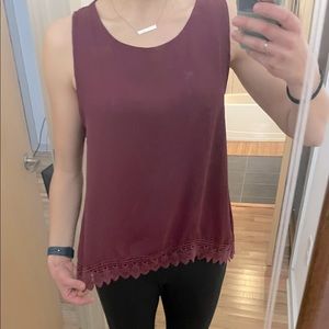 Chiffon tank top